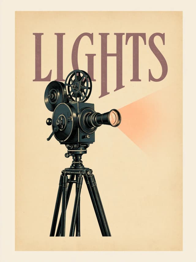 Lights Camera Action 3'lü Set