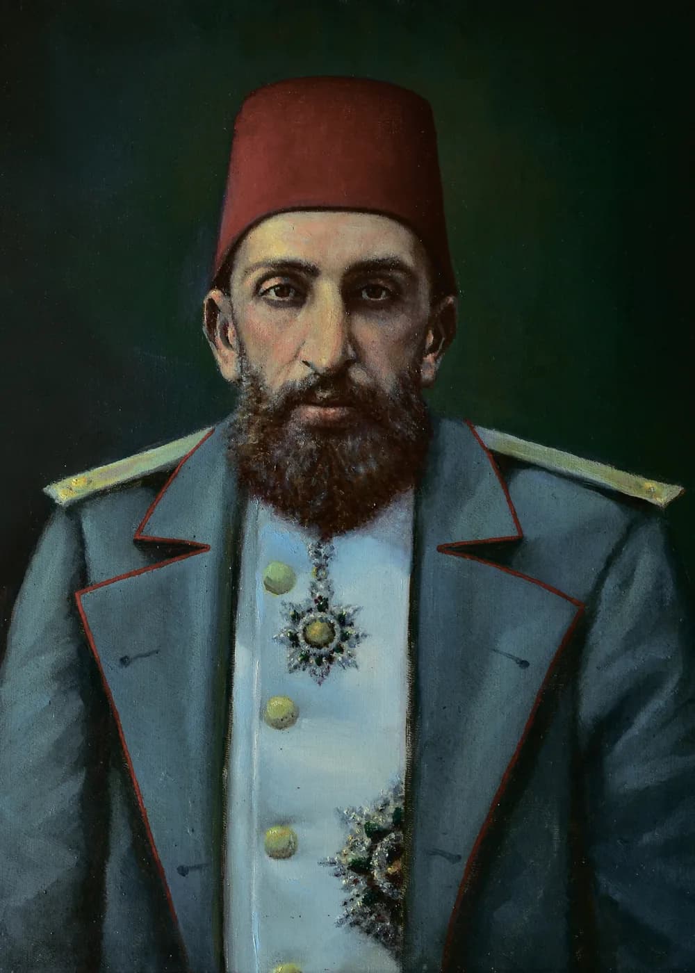 Son Dönem Padişahları 3'lü Set — Setler temalı çok parçalı tablo — 3. panel