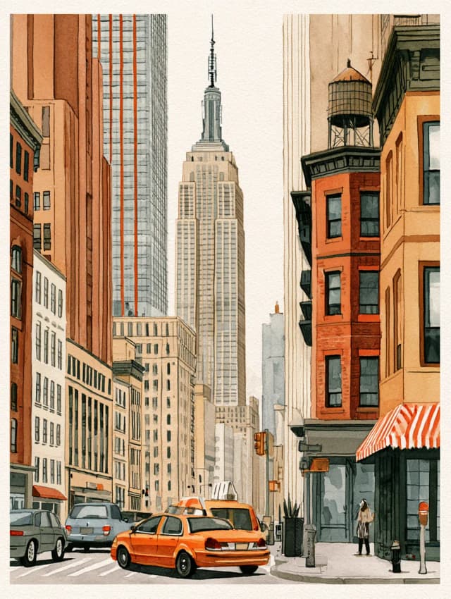 Empire State ve Sarı Taksi