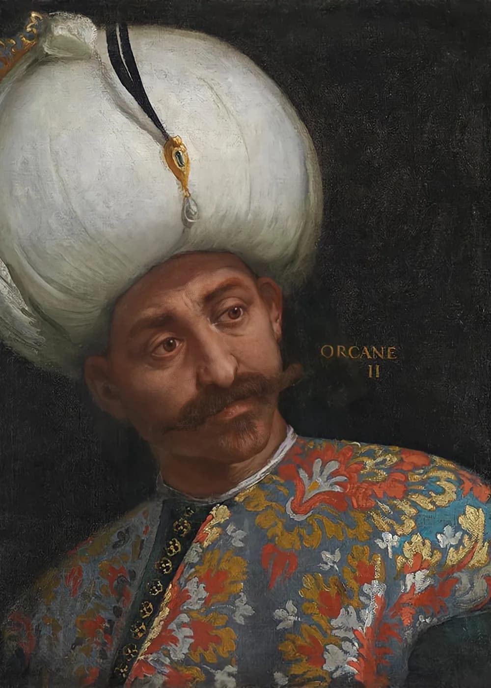 Orhan Gazi Portresi (Veronese Atölyesi) — Osmanlı Padişahı Tablosu