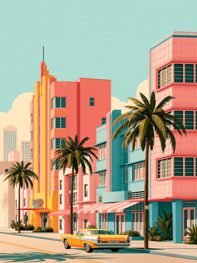 Pastel Miami 3'lü Set