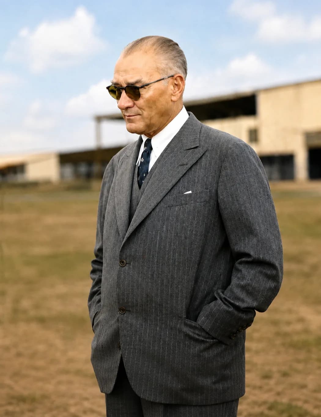 Sivil Kıyafetli Atatürk — atatürk temalı UV baskı tablo