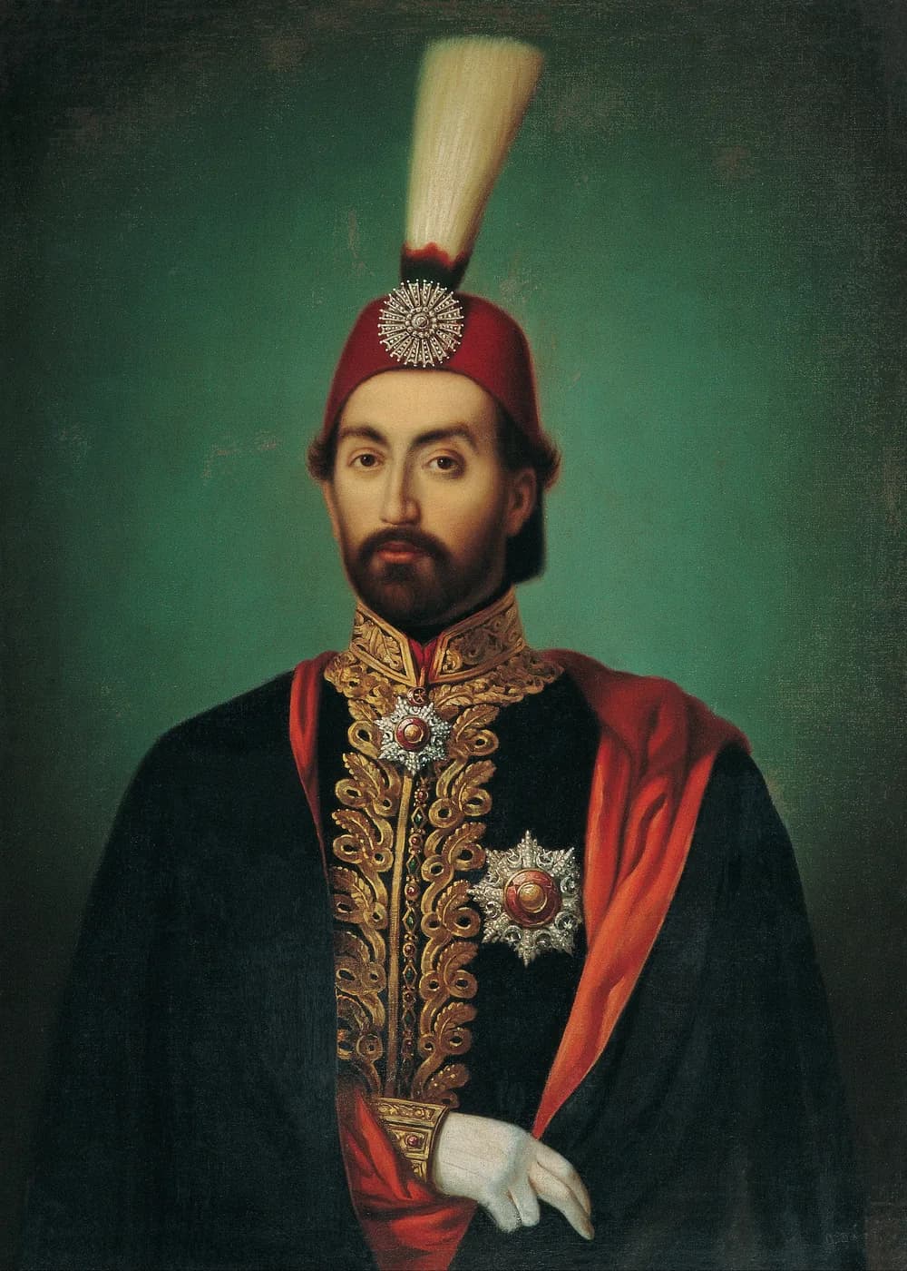 Sultan Abdülmecit Portresi — Osmanlı Padişahı Tablosu