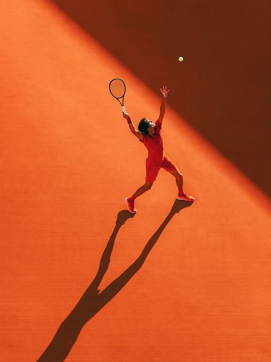 Toprak Kortta Servis — Tenis Tablosu