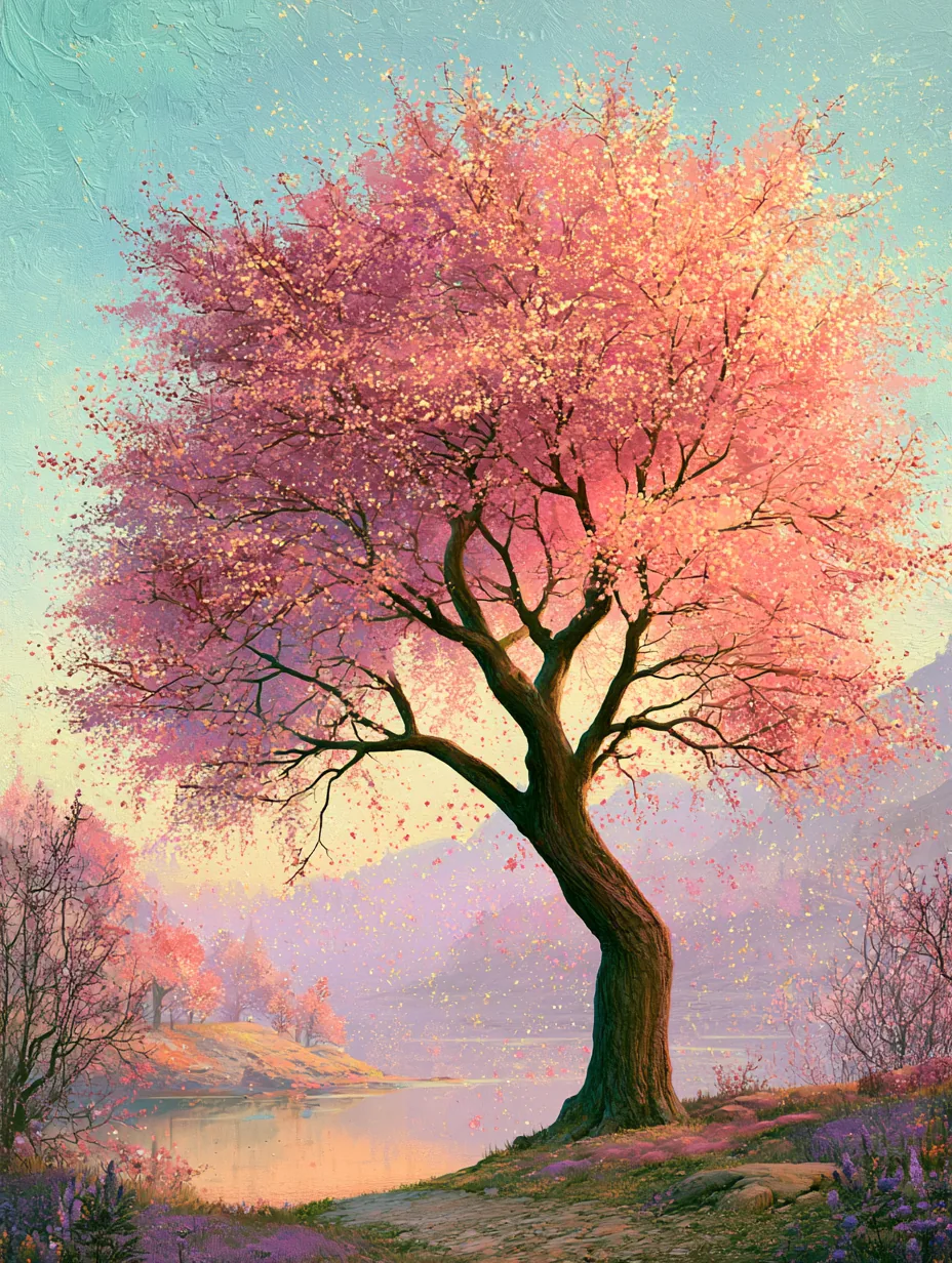 Sakura 2'li Set — Setler temalı çok parçalı tablo — 1. panel